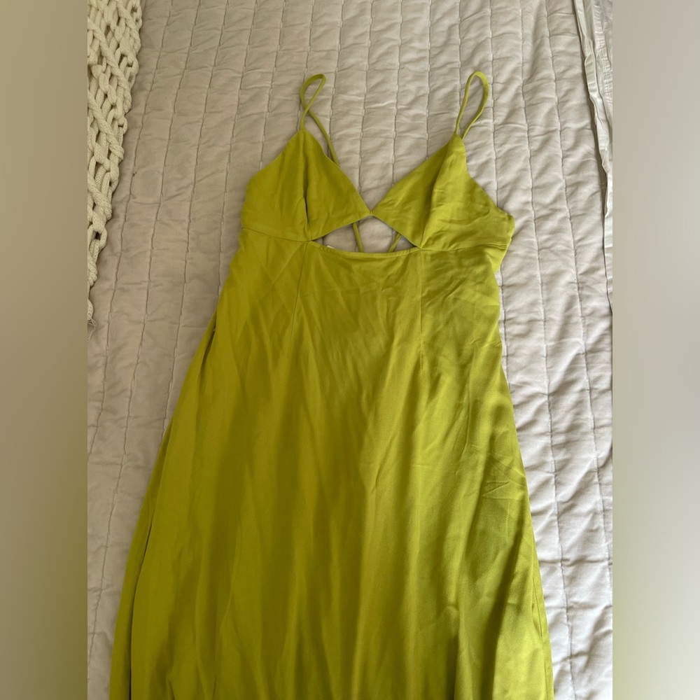 NWT Lime Green Dress Midi